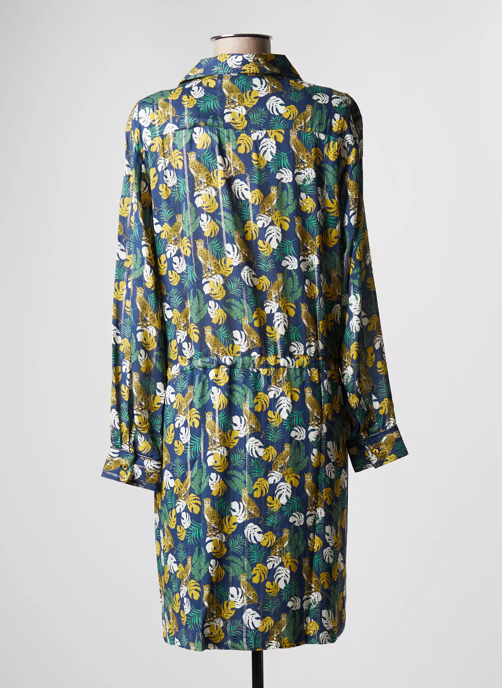 Julie Guerlande Robes Mi Longues Femme couleur bleu