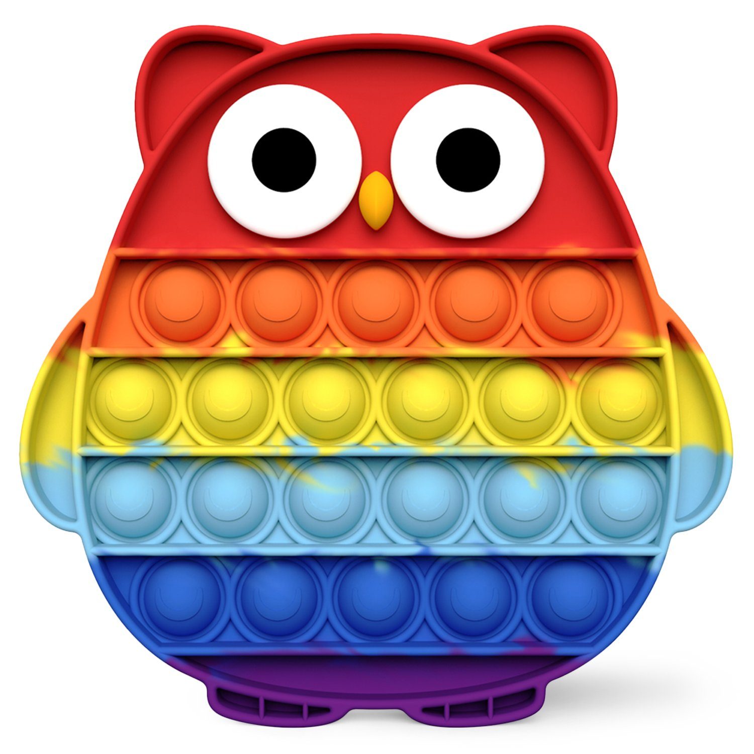 bumpli® Lernspielzeug POP IT Fidget Anti Stress Spielzeug, Montessori Sensorisches Spielzeug, BPA - frei, Robust & einfach zu reinigen