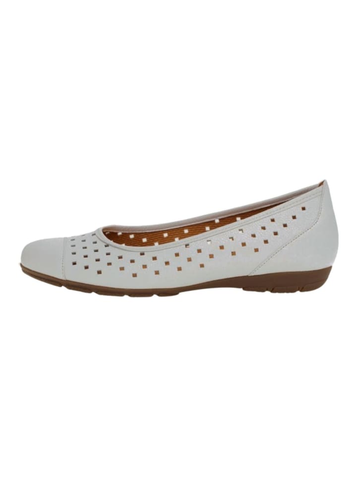 Gabor Ballerinas in Weiß günstig kaufen