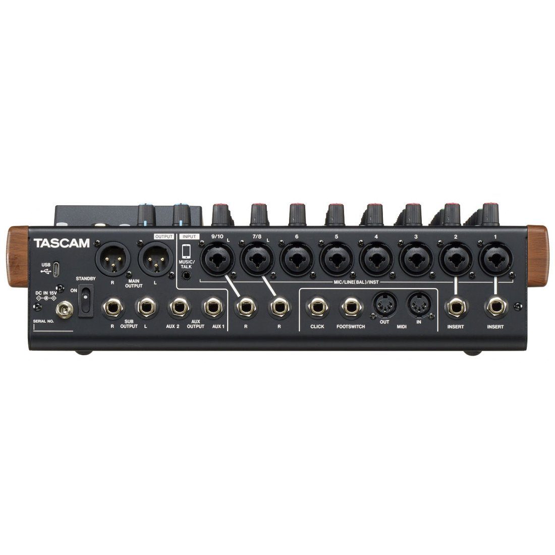 Tascam Mischpult Tascam Model 12 Mischpult mir Interface mit Kabel