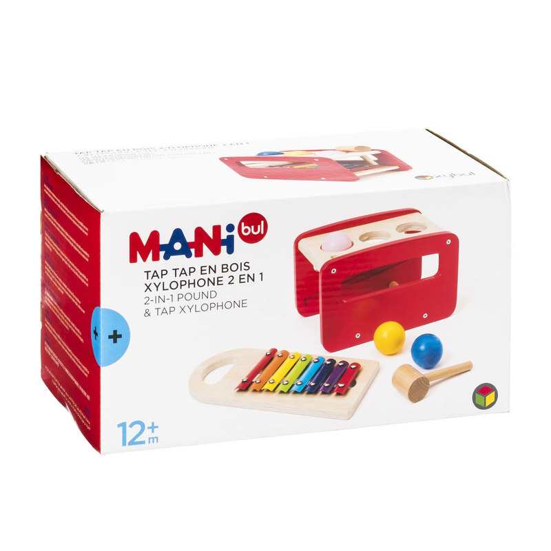 Tap tap en bois xylophone 2 en 1 Oxybul