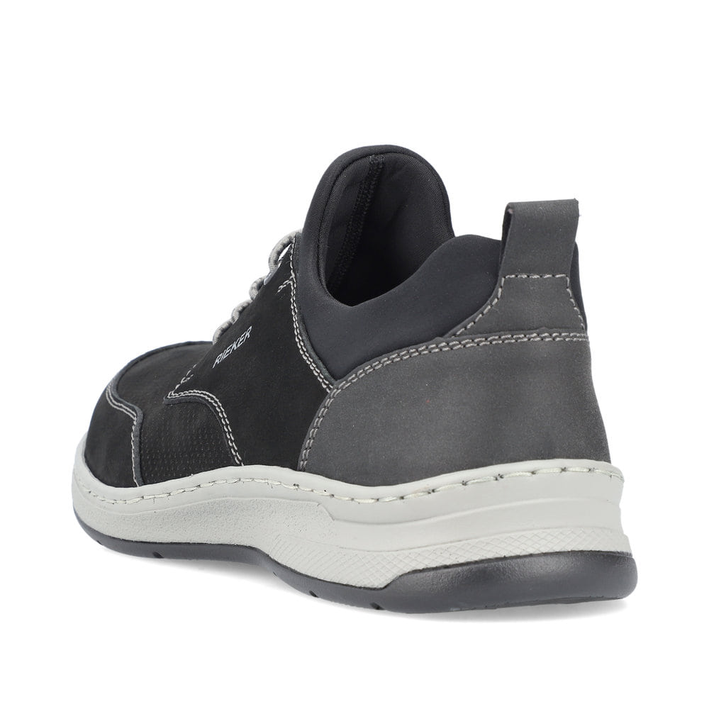 Rieker Herren Slipper graphitschwarz