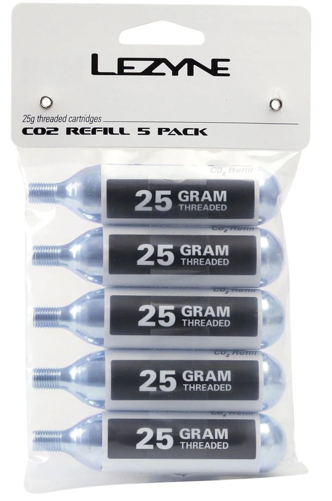 Lezyne CO2 Ersatzkartuschen 25g 5er Pack kaufen | Bike-Discount