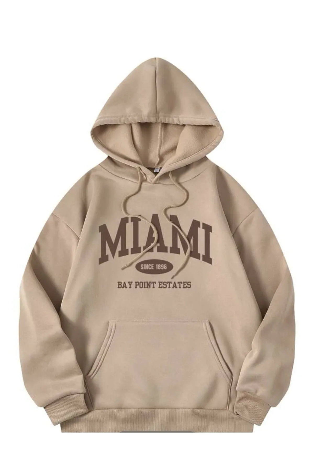 MOONBULL  Sweatshirt - Beige - Regular Fit