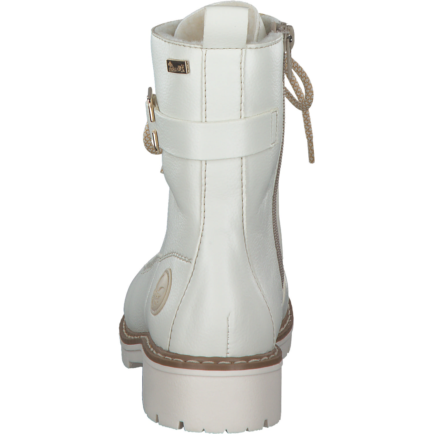 Rieker Y9126, Schnürstiefel, Damen, Weiß