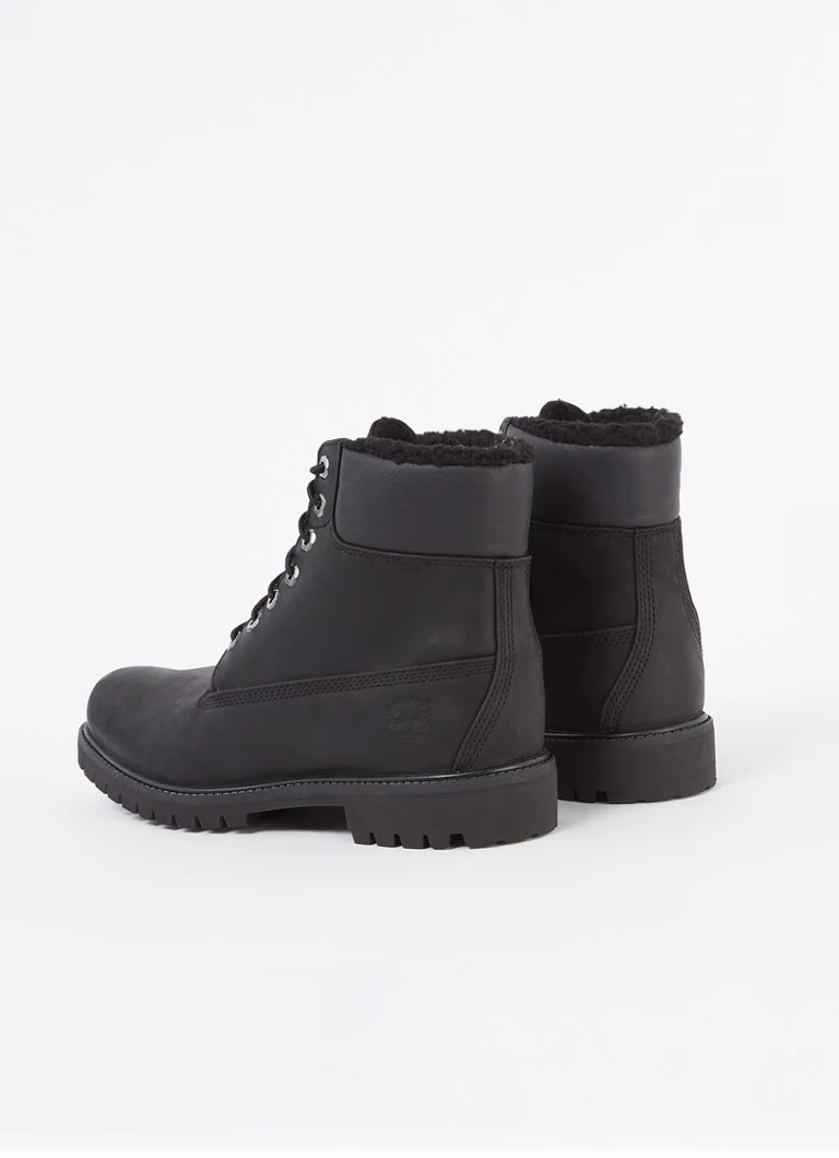 Ghete Timberland Premium Leather cu șireturi de 6 inci