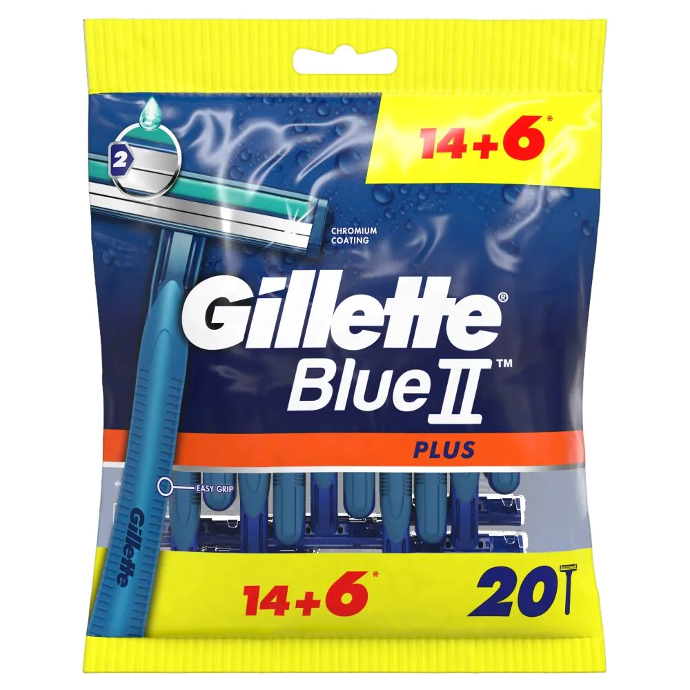 „Gillette Blue II Plus“ vientisi skustuvai
