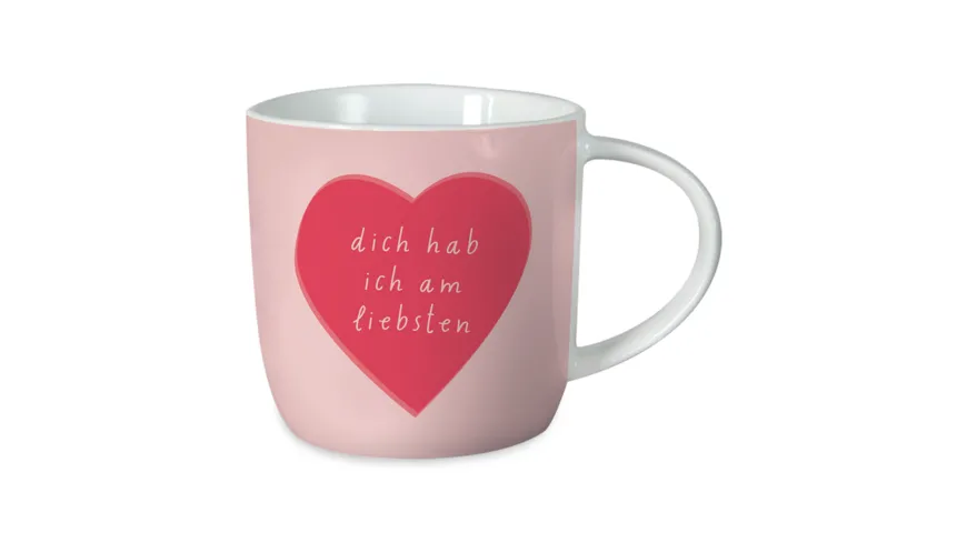 GRAFIK WERKSTATT Tasse Dich hab ich am liebsten