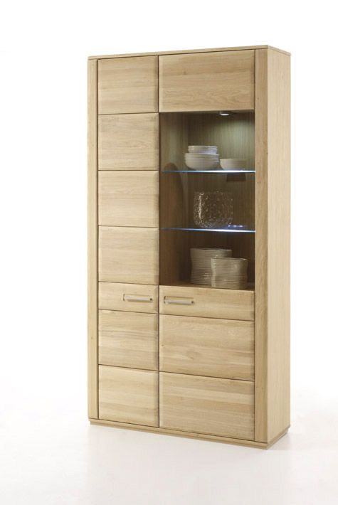 MCA Kombi-Vitrine-L Sena Eiche