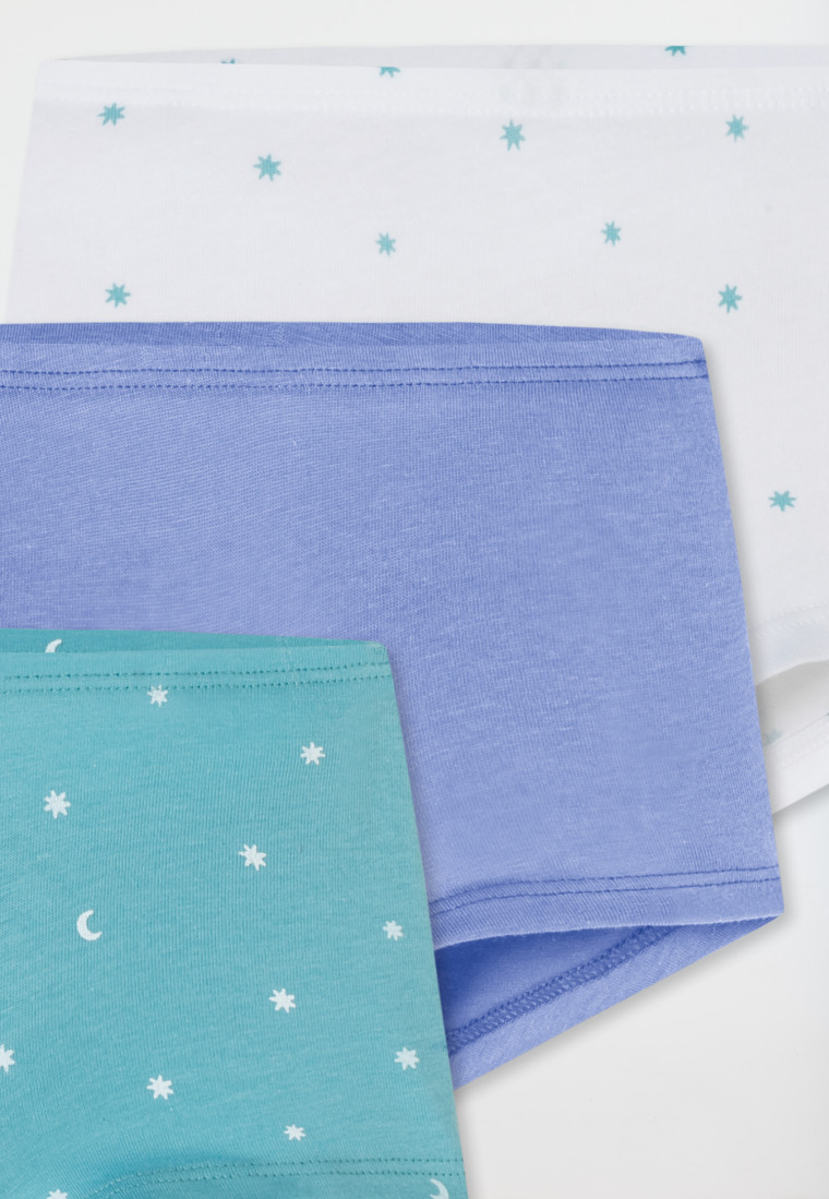 Shorts 3er-Pack Sterne Monde mehrfarbig - 95/5