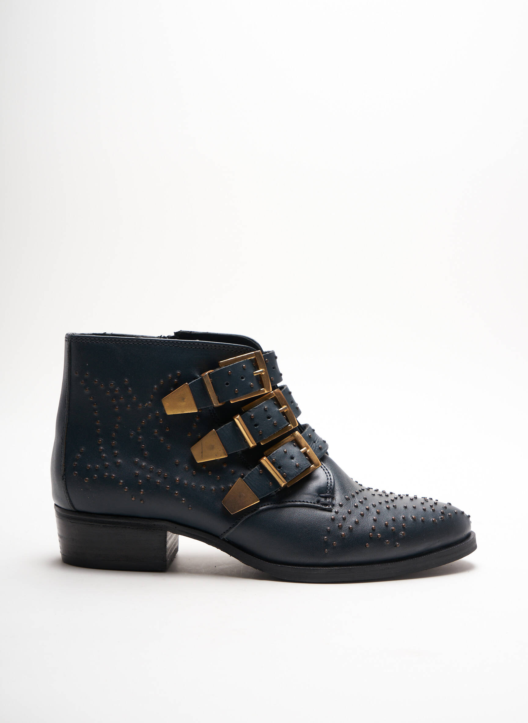 Any Boots Bottines Femme couleur bleu