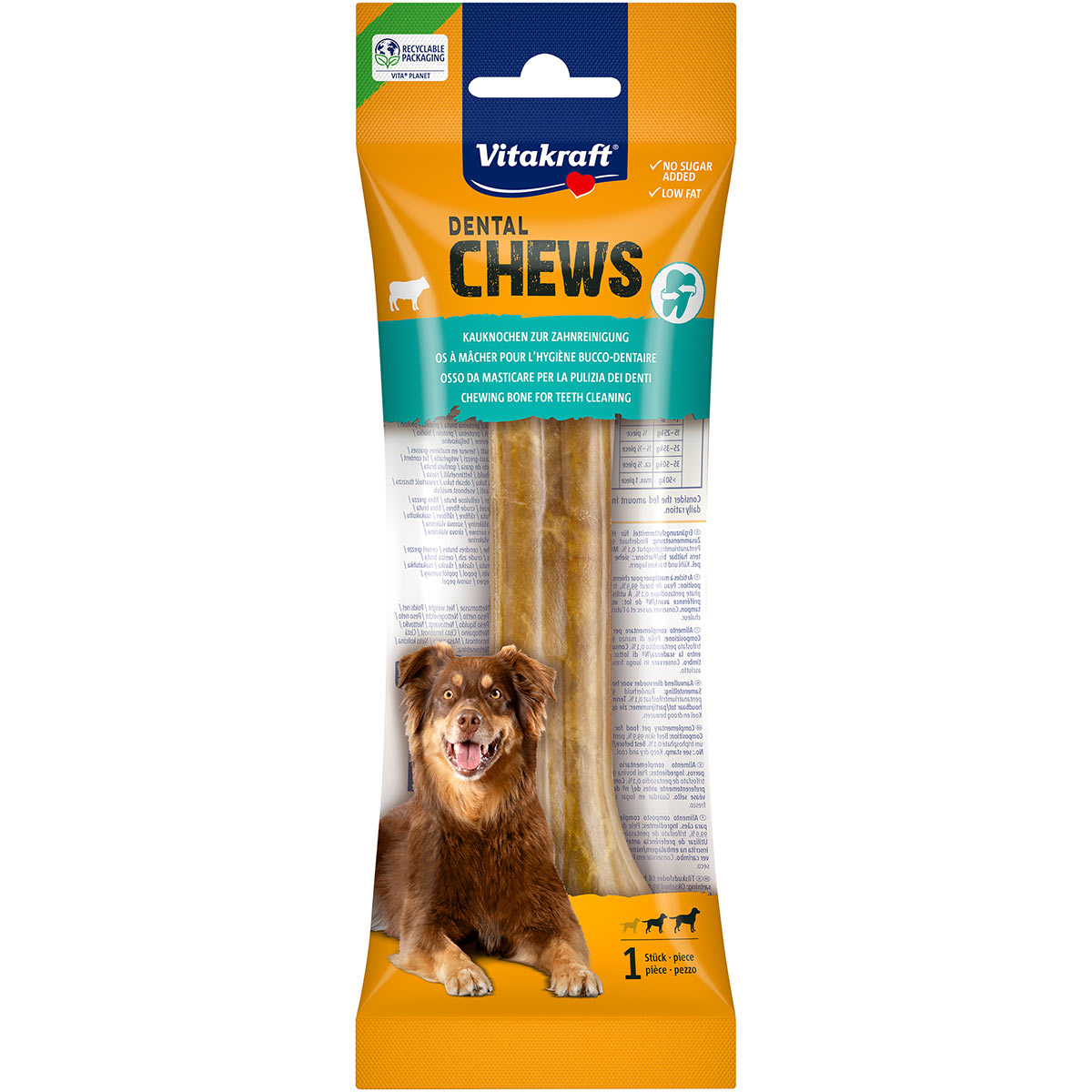 Vitakraft CHEWS dental Kauknochen 16cm Größe M bei ZooRoyal