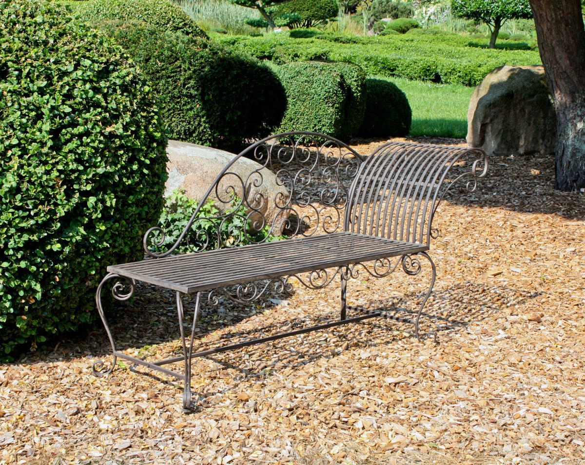 Garden Pleasure Gartenbank, Liegebank, Metall
