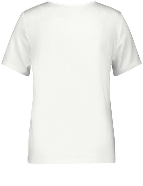 T-Shirt mit Material-Patch