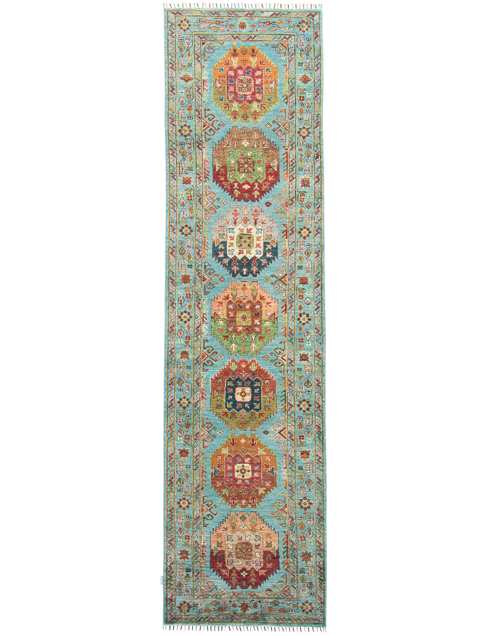Kazak Ghazni ca. 75 x 290 cm, Unikat / Einzelstück