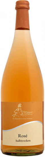 2022 Wöllsteiner Rosé halbtrocken 1,0 L - Winzer der Rheinhessischen Schweiz