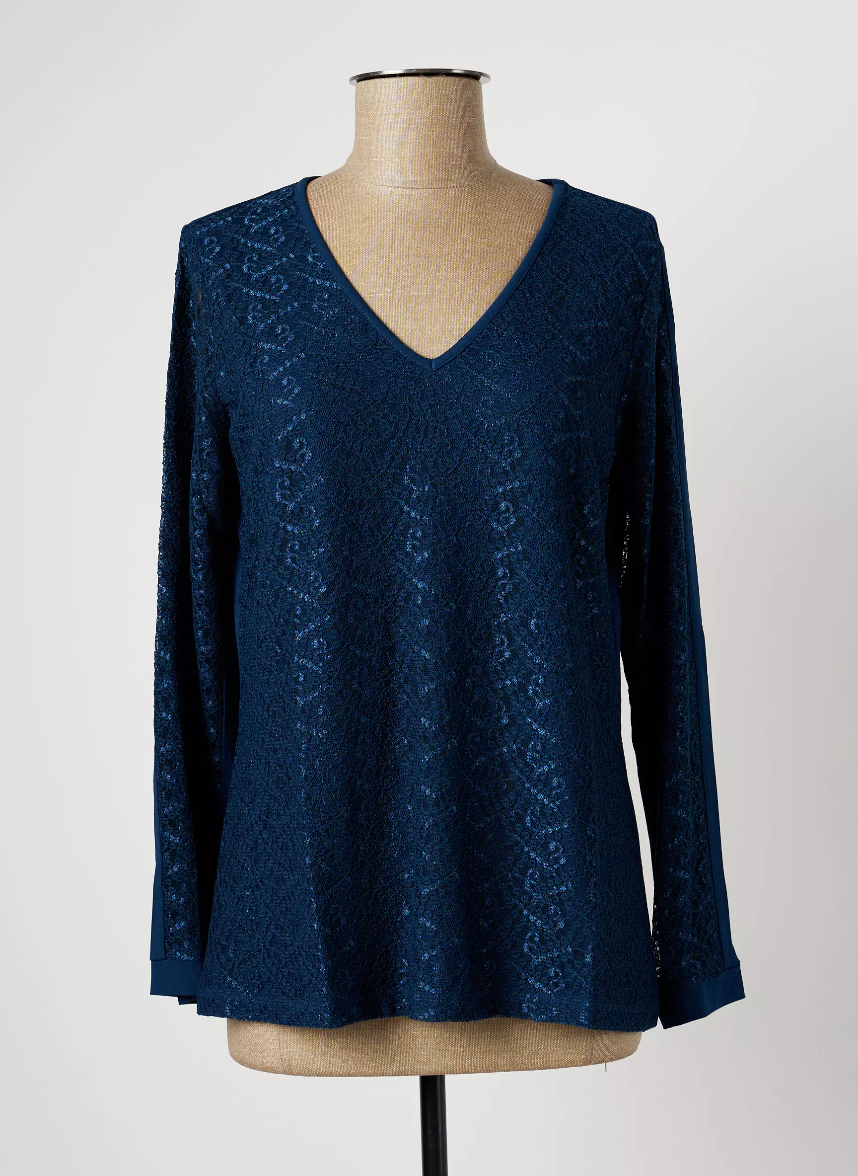 Maloka Tshirts Femme couleur bleu