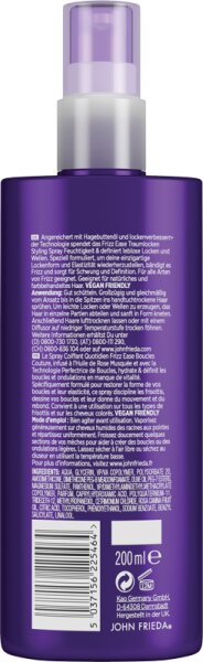 John Frieda Frizz Ease Traumlocken Tägliches Styling Spray Haarspray