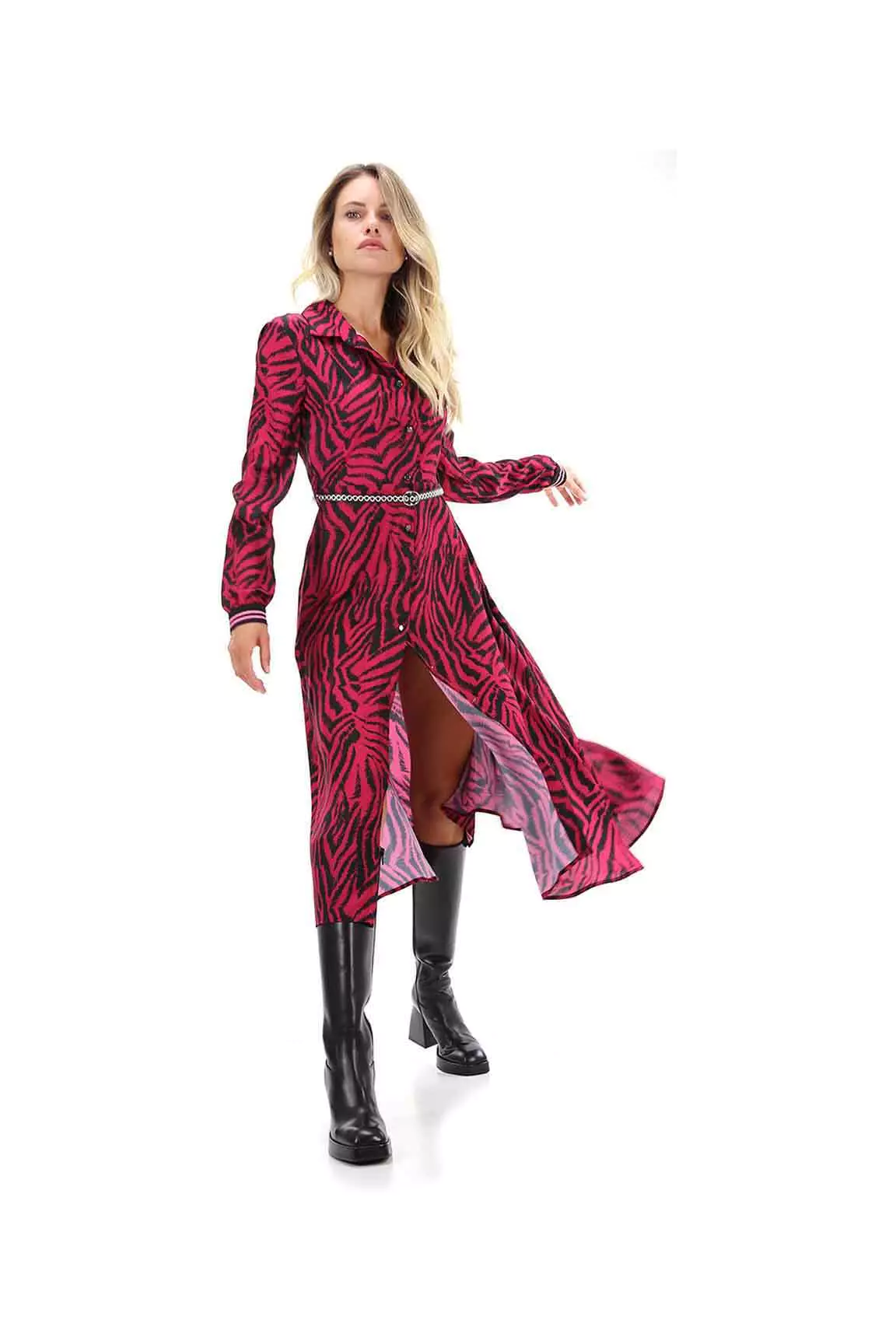 Kocca Robes Mi Longues Femme couleur rose