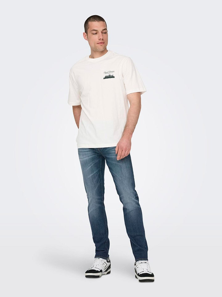 ONLY & SONS Jeans - Slim fit - in Dunkelblau günstig kaufen