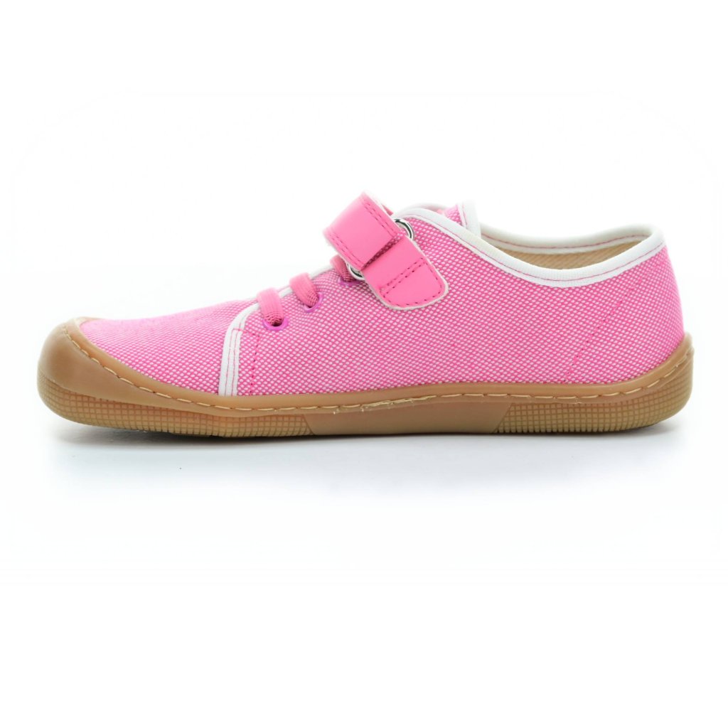Koel4kids Dix Textile Fuchsia Canvas Barfußsneakers 07M036.50B - 651