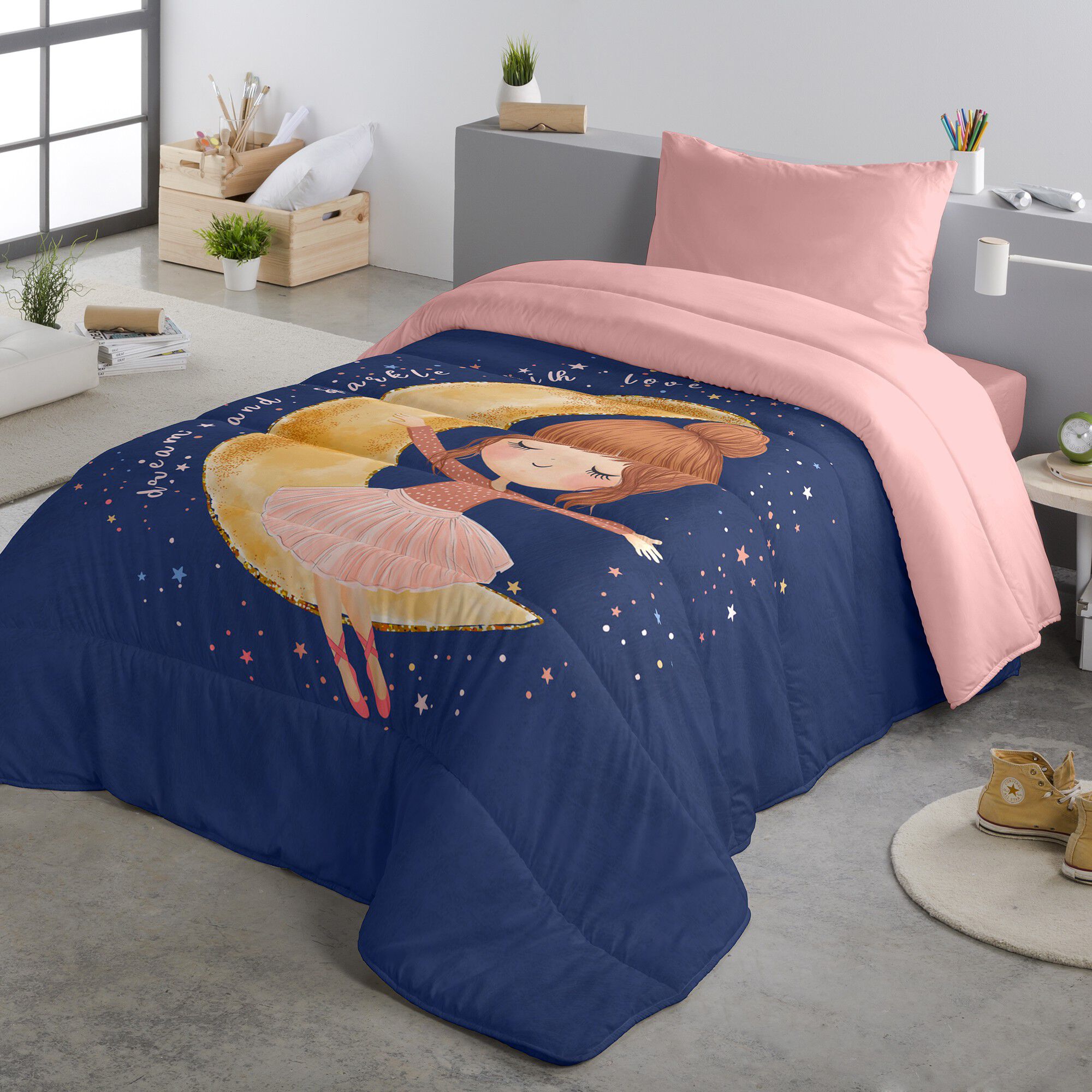 Couette microfibre enfant ballerine 200 g/m²