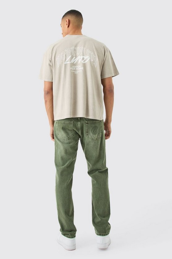 Oversize T-Shirt mit Stern-Print