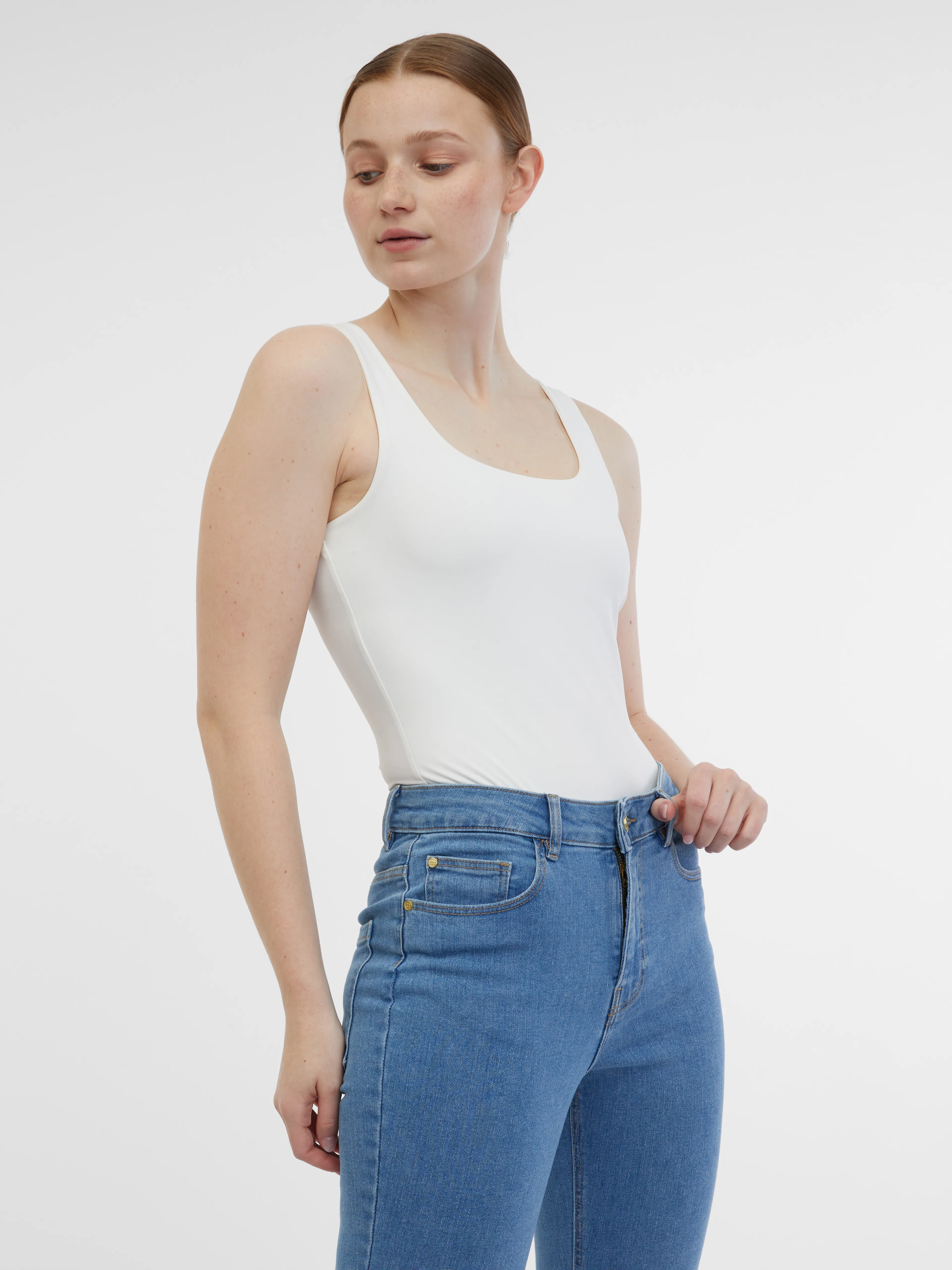 Hellblaue Damen Skinny Fit Jeans ORSAY