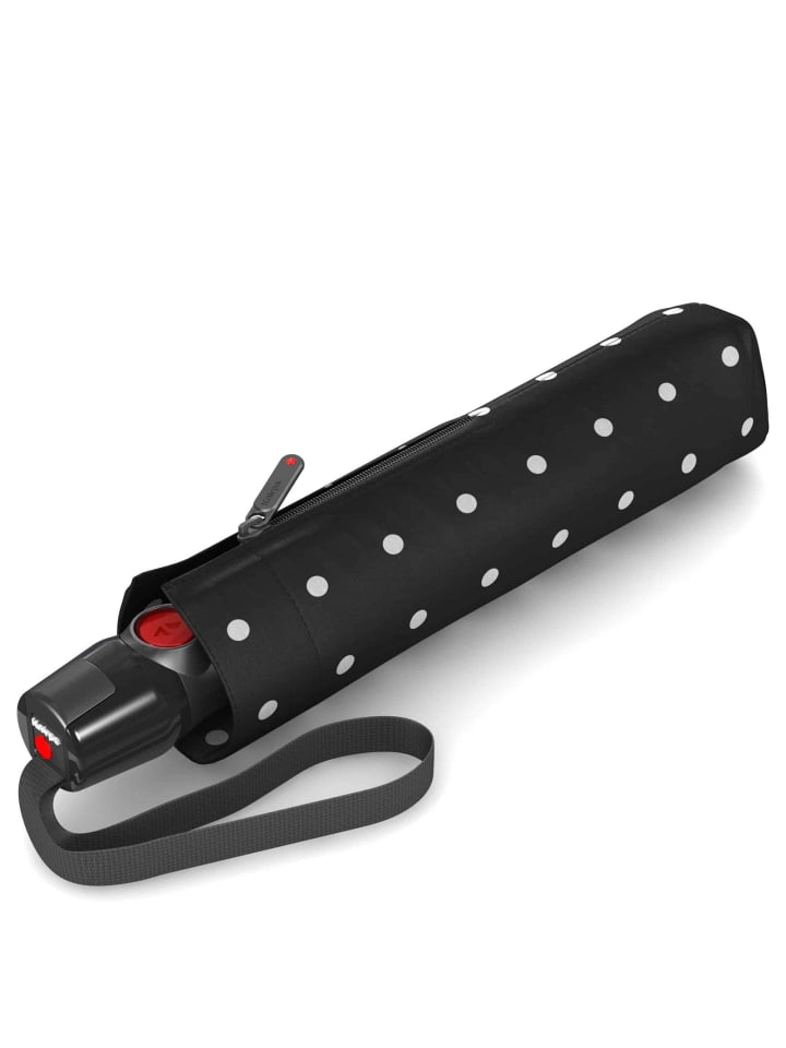 Knirps T.200 M Duomatic - Taschenschirm Regenschirm (sound moon) in kelly black günstig kaufen onesize