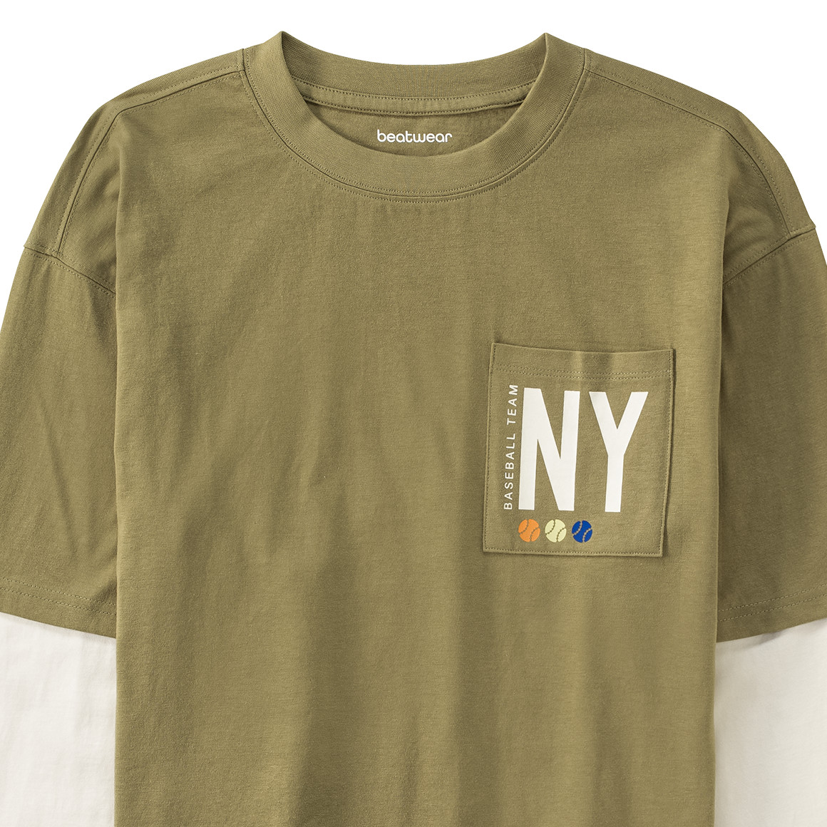 Jungen Langarmshirt im Lagen-Look