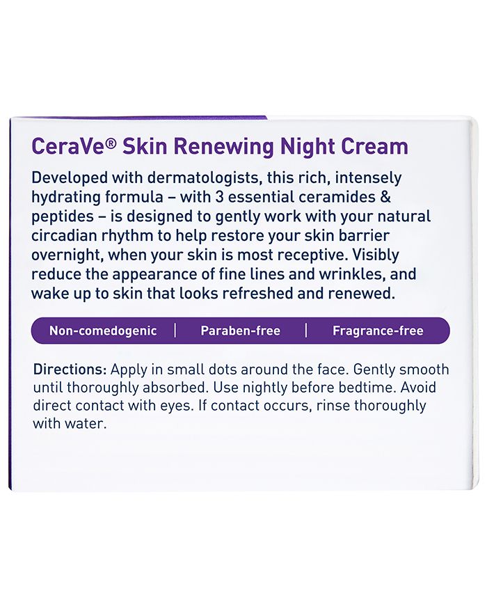 Crème de nuit régénératrice pour la peau Crème de nuit régénératrice pour la peau aux peptides