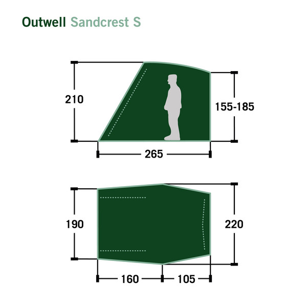 SANDCREST S - Busvorzelt