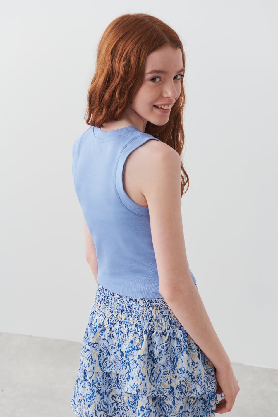 Y short tank singlet