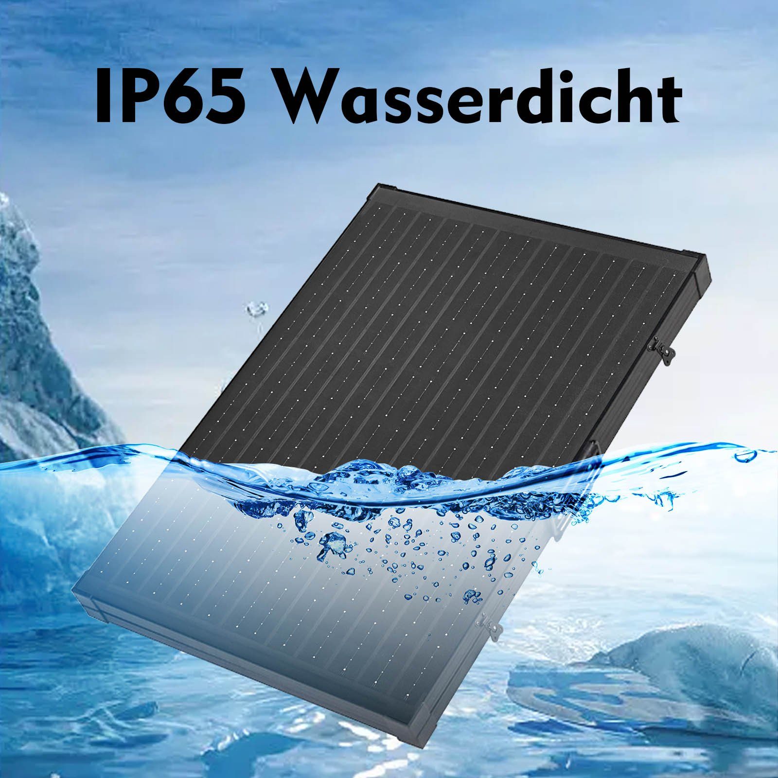GLIESE Solarmodul Tragbares 200-W-Solarmodul,Tragbar und faltbar,hohe Konversionsrate