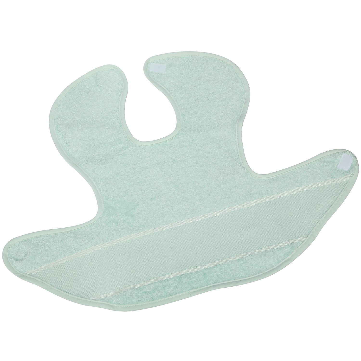 buttinette Sticklätzchen mit Klettverschluss an Hals und Rücken, mint