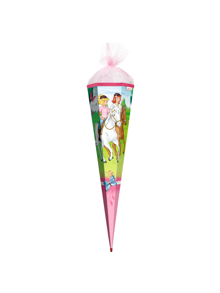 ROTH Schultüte groß Bibi & Tina Pferdefreunde 85 cm, Glitter in Pink günstig kaufen onesize
