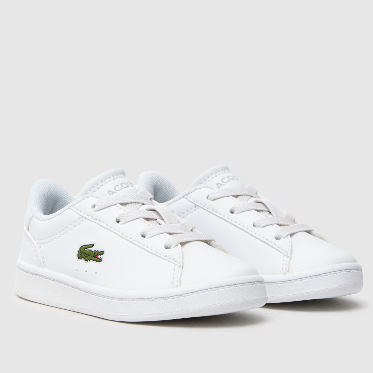 Lacoste vita Carnaby-set för småbarn