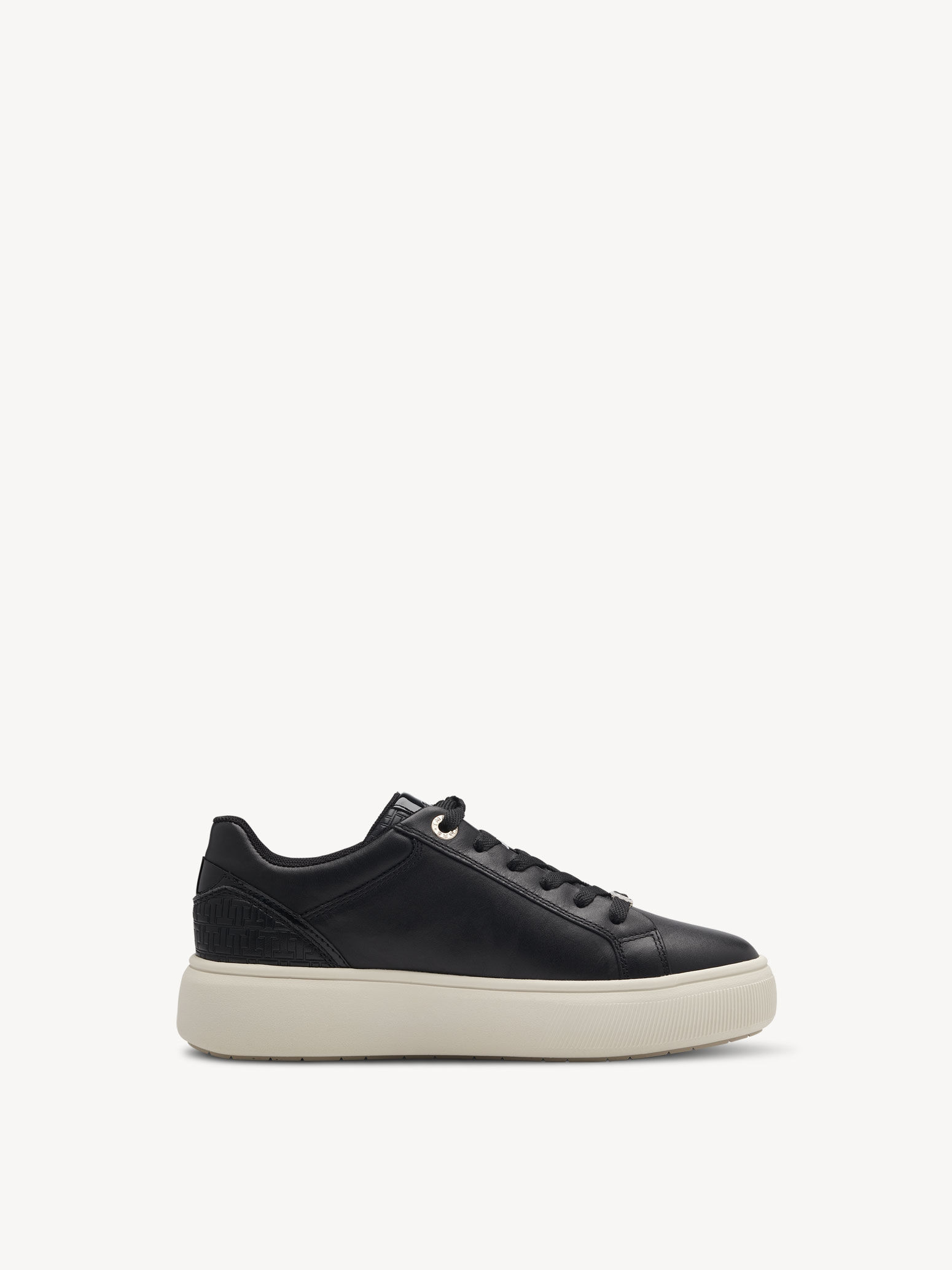Basket en cuir - noir