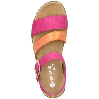 Remonte Plateau Sandale in pink