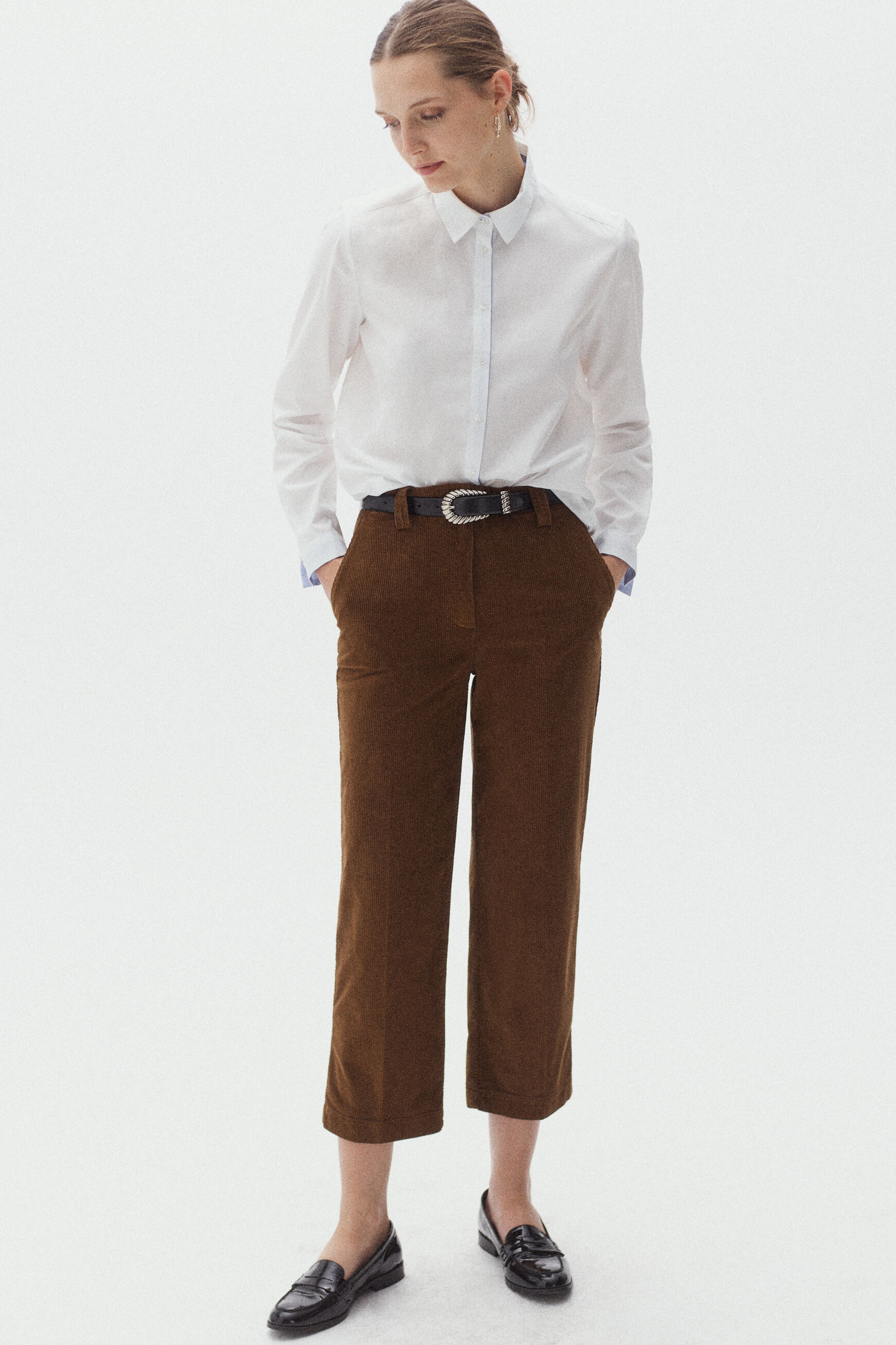 pantalon jordano taupe femme