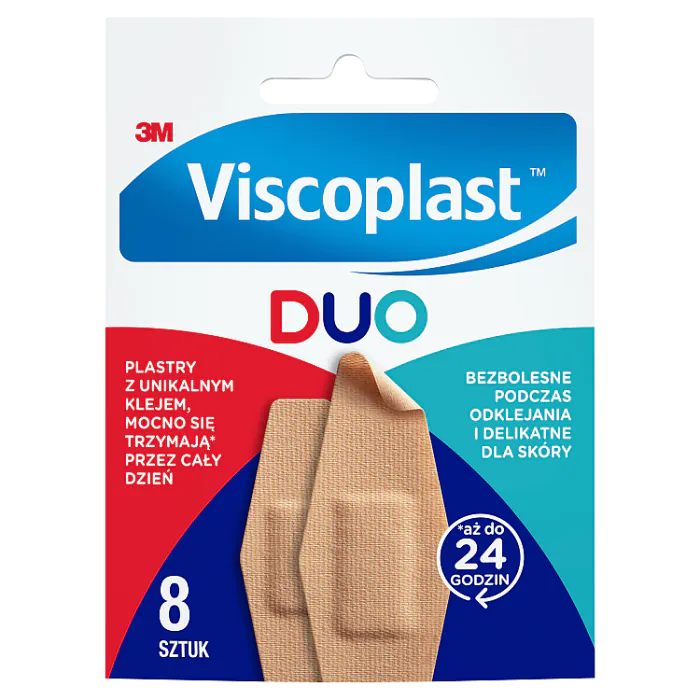 Viscoplast Duo, conjunto de pensos adesivos, 2 tamanhos