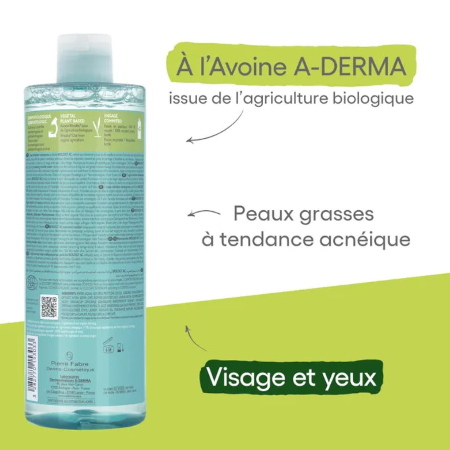 a-derma Biology Eau Micellaire Nettoyante