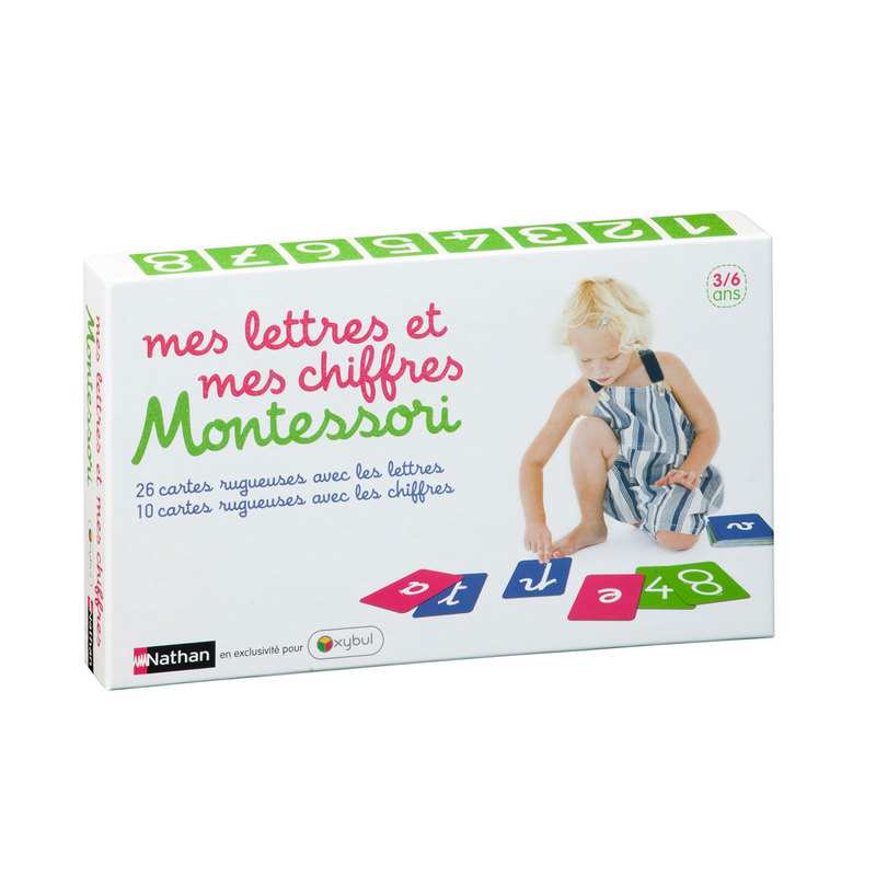 Coffret Montessori Mes lettres et mes chiffres - Nathan Jeunesse