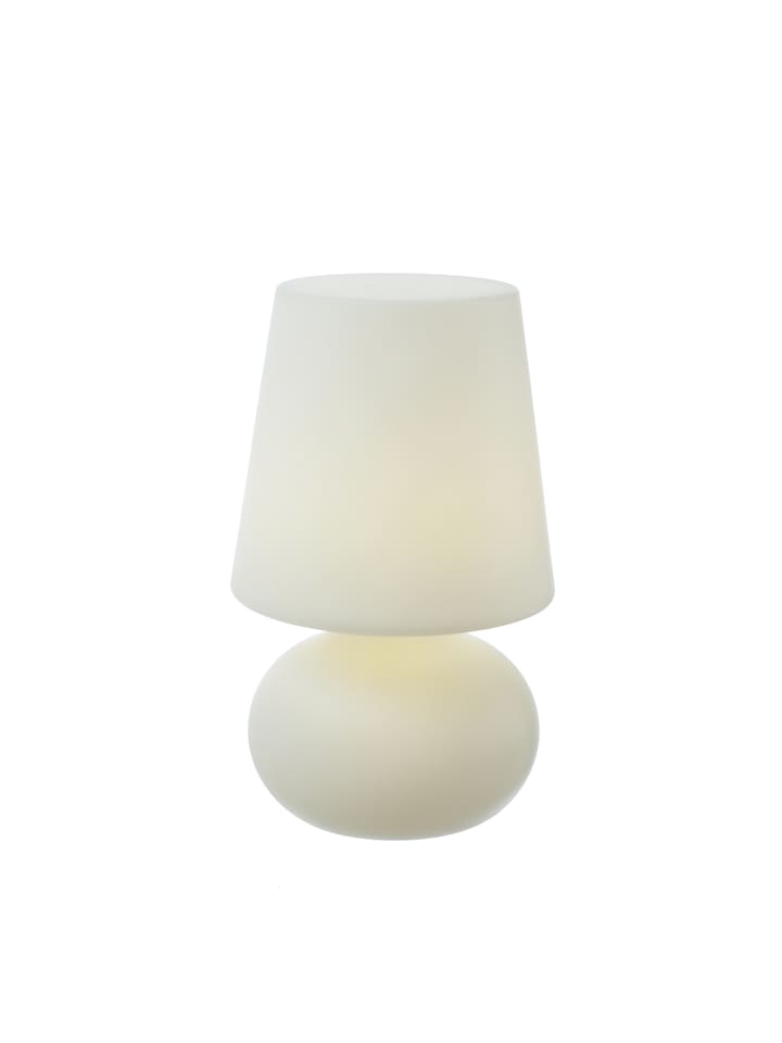 MARELIDA LED Garten Tischlampe dimmbar mit Fernbedienung aufladbar H: 26cm in weiß günstig kaufen onesize