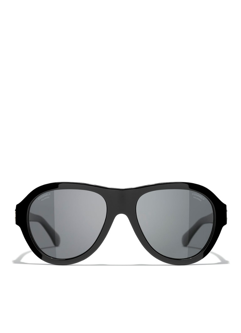 Ochelari de soare ovali Chanel
