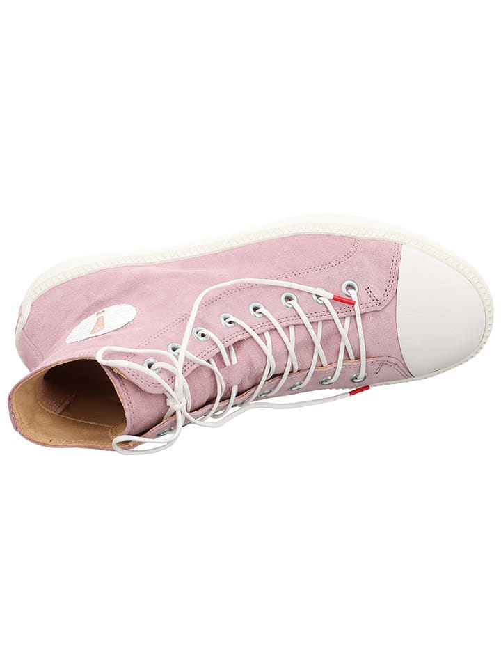Think! Leder-Sneakers in Rosa günstig kaufen