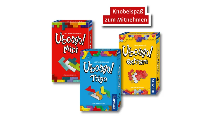KOSMOS - Ubongo extrem - Mitbringspiel - Schnell gelegt - und flugs gewonnen!