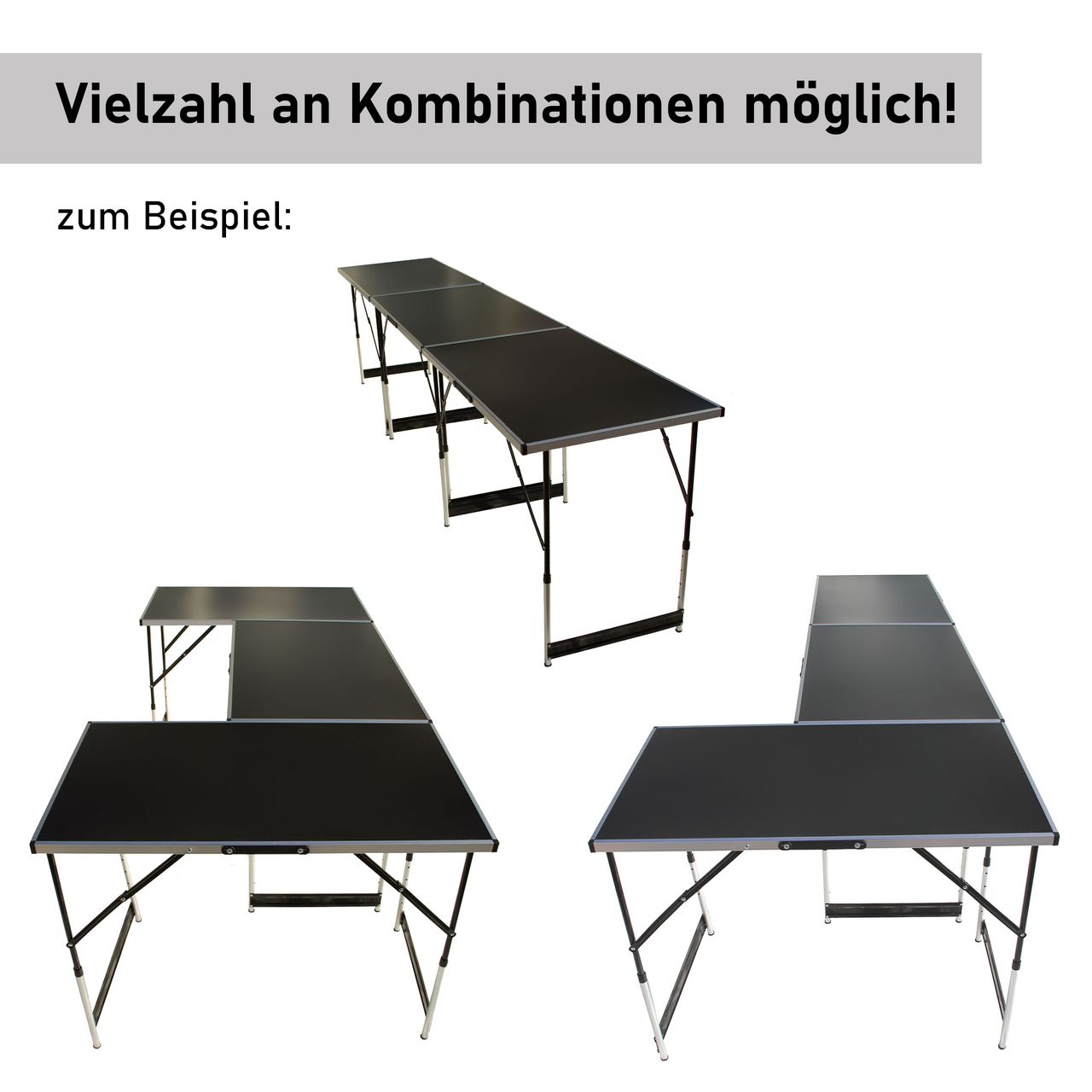 Lemodo 3-teiliger Tapeziertisch