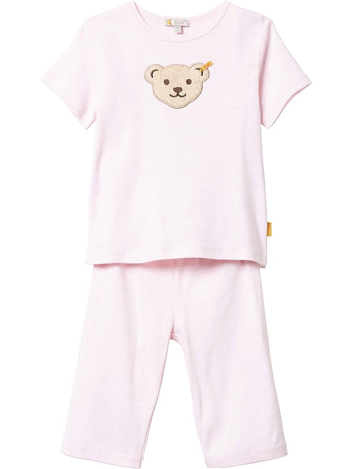 Steiff Pyjama in Rosa/ Weiß günstig kaufen 122