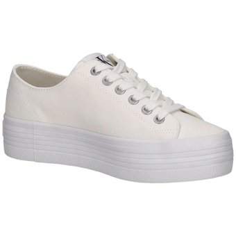 Calvin Klein Vulc Flatform Essential Mono in weiß